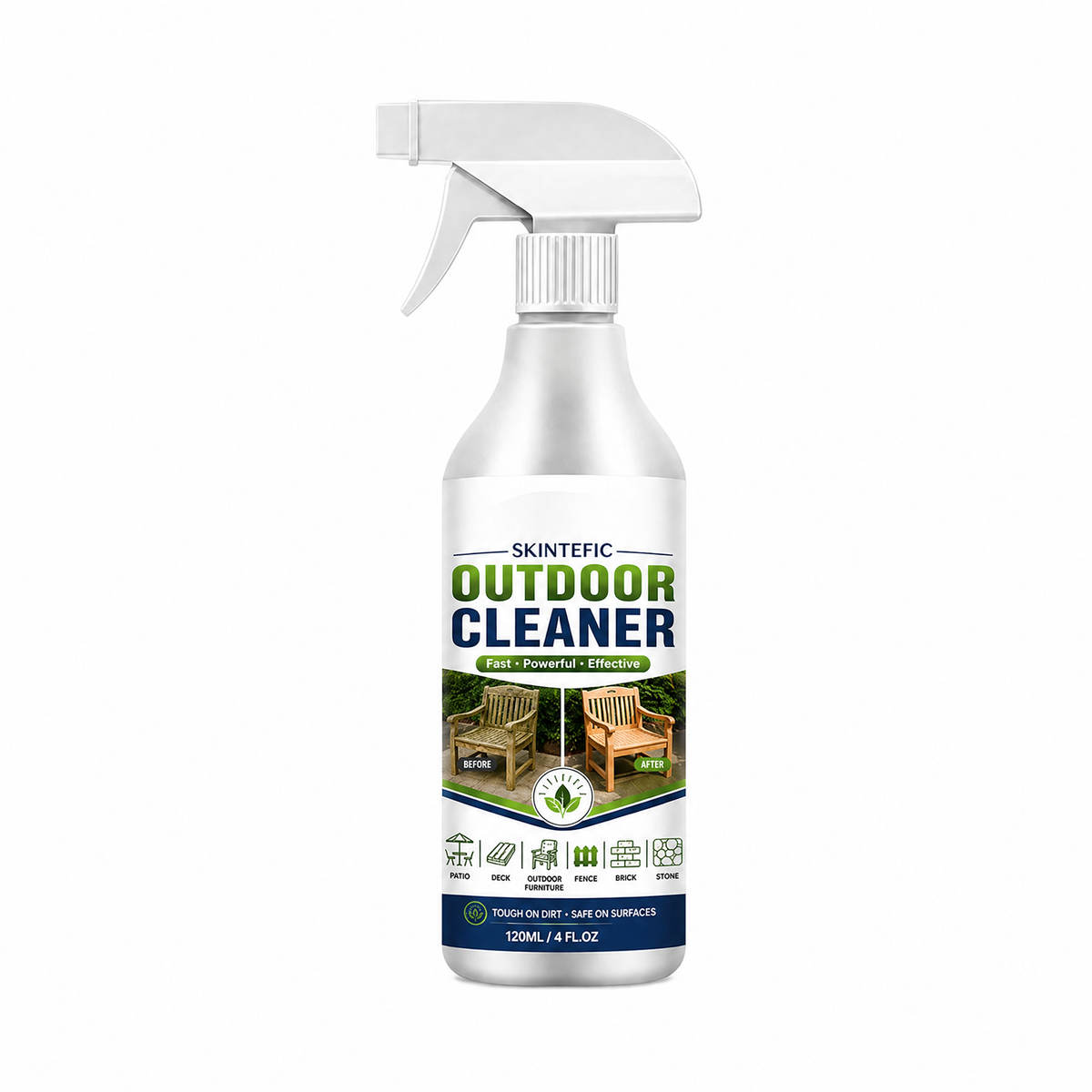 🌿 LIMITED-TIME 79% OFF! Outdoor Surface Cleaner Spray, Fast Acting Stain Remover for Patio, Wooden Furniture & Outdoor Surfaces