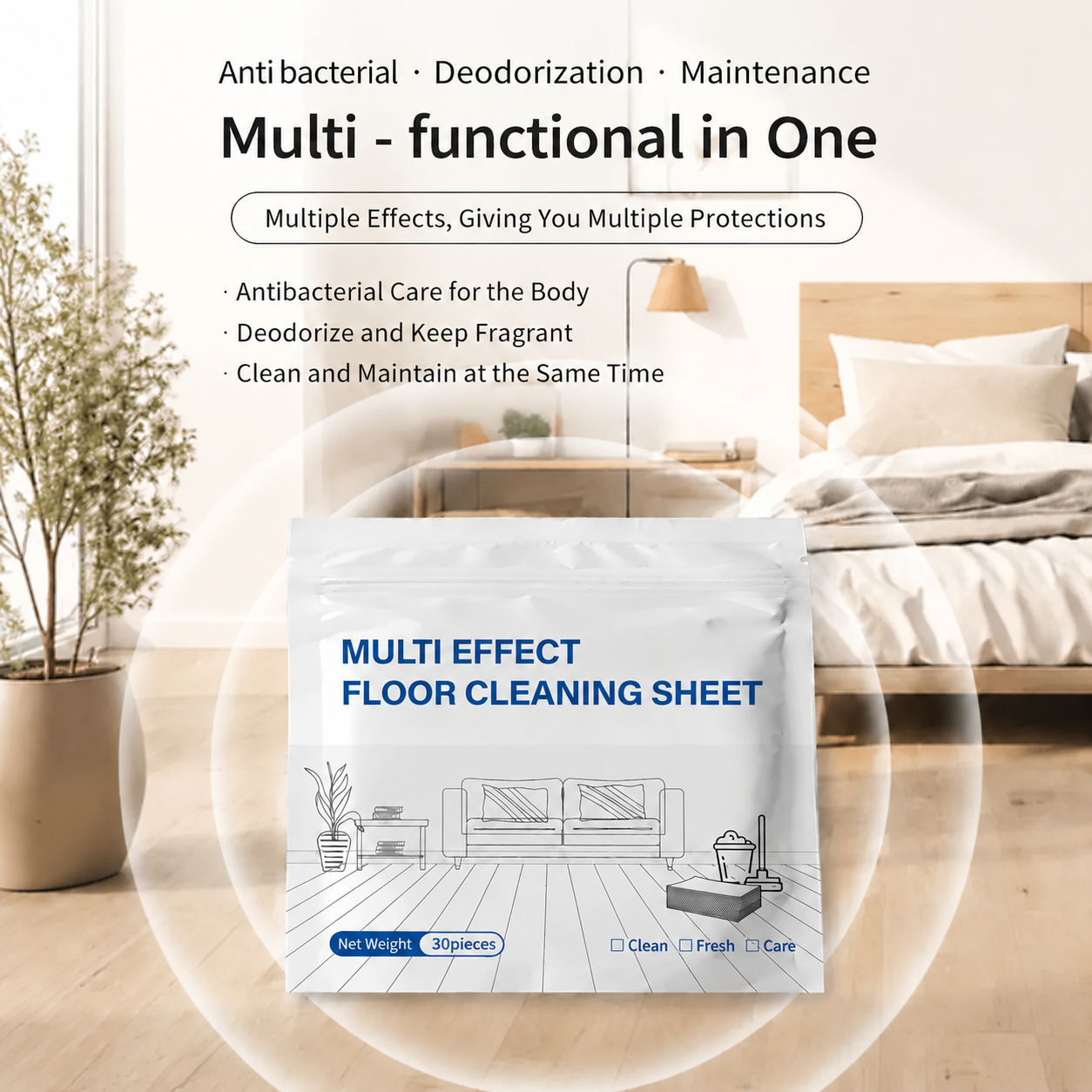 🔥Multi-Surface Antibacterial Cleaner for Hardwood, Tile & Laminate