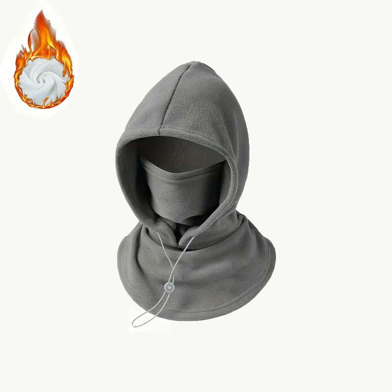 2-in-1 Fleece Winter Hat & Face Mask – Windproof Outdoor Cycling Headwear