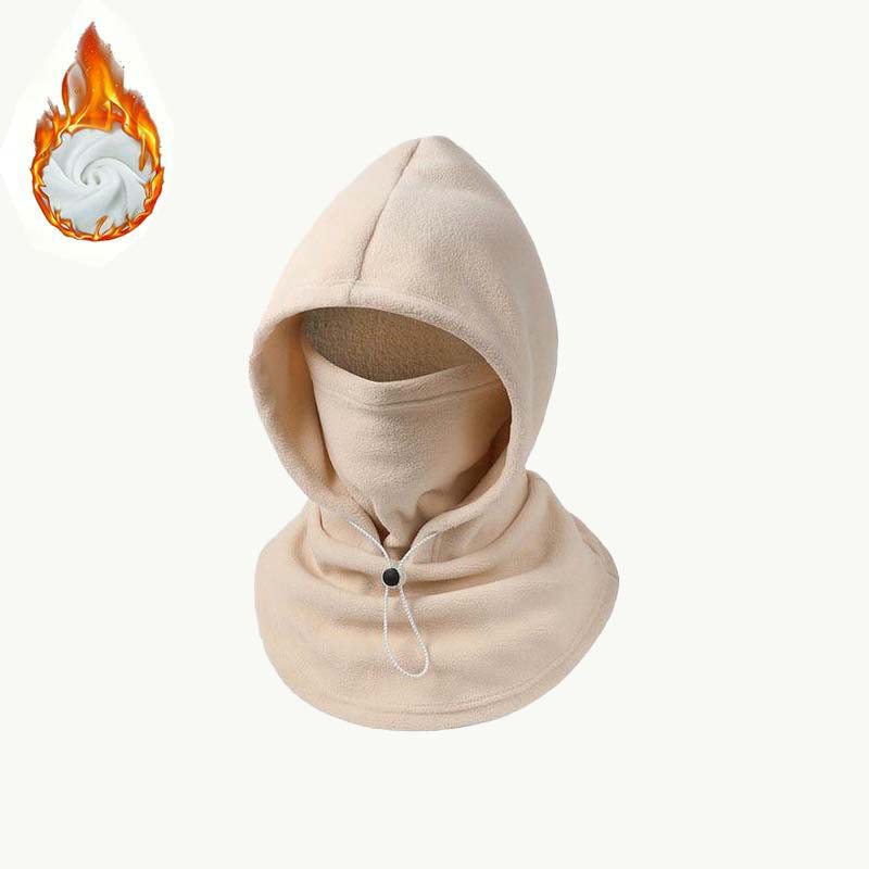 2-in-1 Fleece Winter Hat & Face Mask – Windproof Outdoor Cycling Headwear