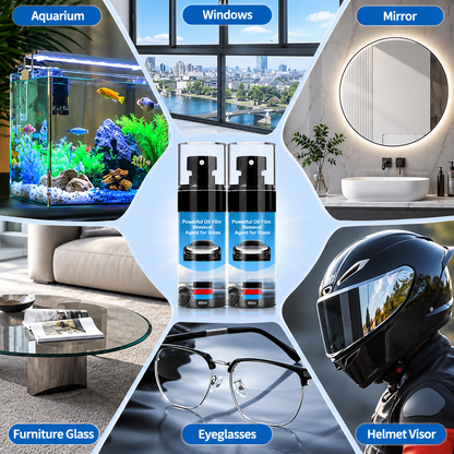 Powerful Car Glass Oil Film Remover – Crystal-Clear Visibility