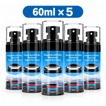 Powerful Car Glass Oil Film Remover – Crystal-Clear Visibility