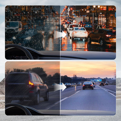 Powerful Car Glass Oil Film Remover – Crystal-Clear Visibility