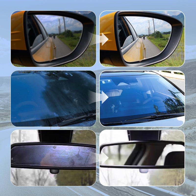 Powerful Car Glass Oil Film Remover – Crystal-Clear Visibility