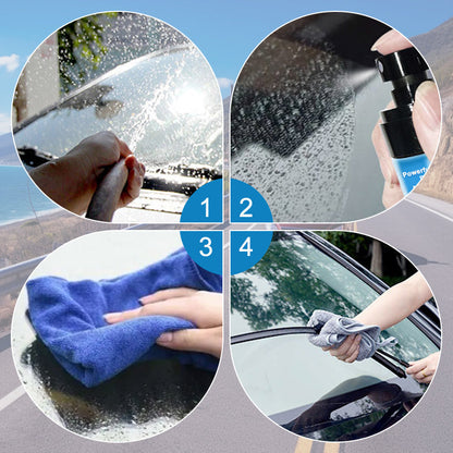 Powerful Car Glass Oil Film Remover – Crystal-Clear Visibility