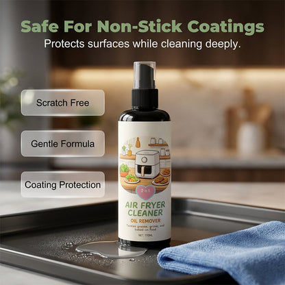 2-in-1 Air Fryer Cleaner and Degreaser Spray-50ml+Towel