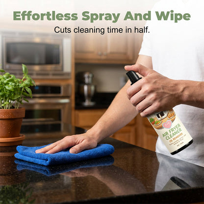 2-in-1 Air Fryer Cleaner and Degreaser Spray-50ml+Towel