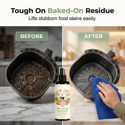 2-in-1 Air Fryer Cleaner and Degreaser Spray-50ml+Towel